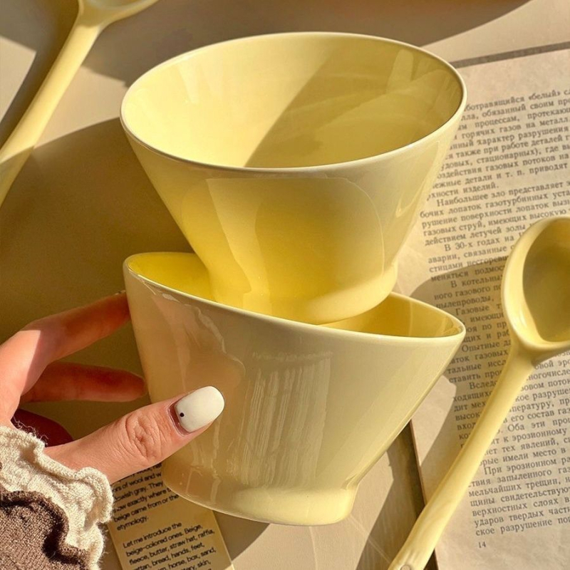 Porcelanska zdjela za parena jaja, podglažurna boja, okrugla, novi kineski stil