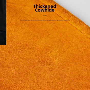 Hovädzie kožené zváračské rukávy, ochrana, 300 g, vhodné na zváranie, rezanie a brúsenie