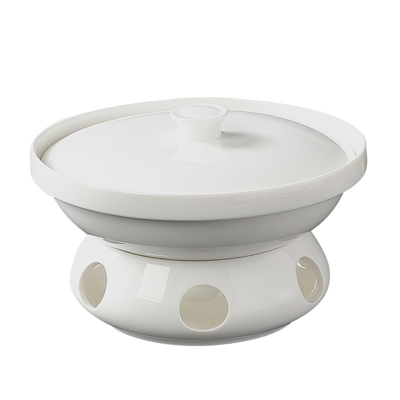 Keramička zdjela od bone china za grijanje hrane i očuvanje topline, nepravilnog oblika, sigurna u mikrovalnoj, završna obrada ispod glazure, za komercijalnu upotrebu