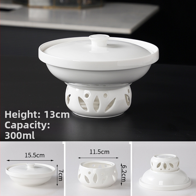 Keramička zdjela od bone china za grijanje hrane i očuvanje topline, nepravilnog oblika, sigurna u mikrovalnoj, završna obrada ispod glazure, za komercijalnu upotrebu