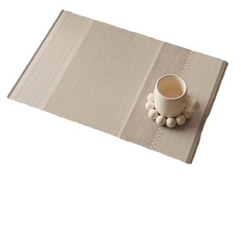 Covor de masă din piele, culoare solidă, formă pătrată, stil simplu, lansare primăvara 2024