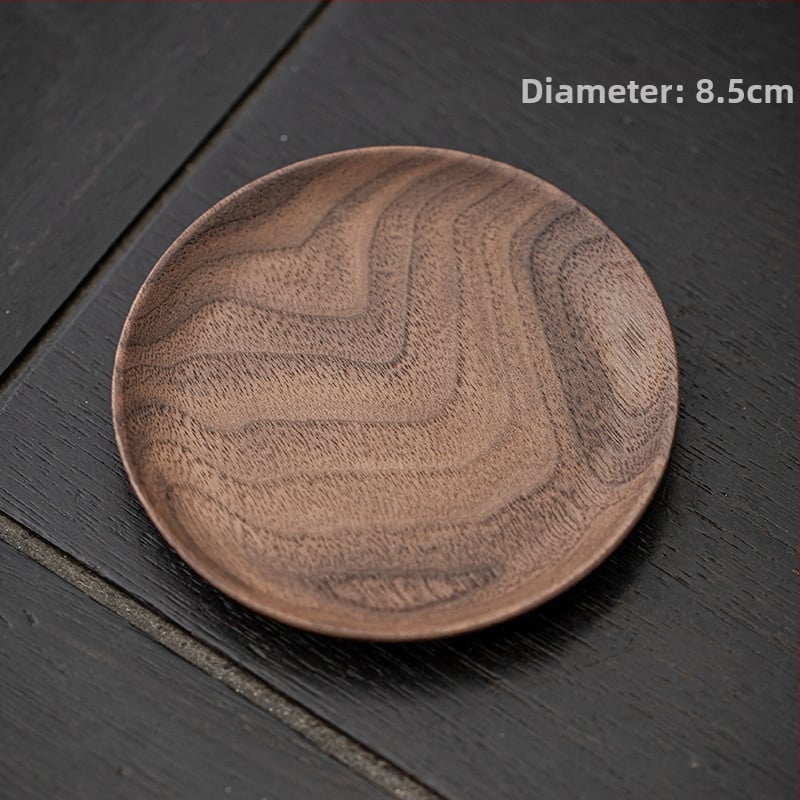 Podmetač za šalicu od orahovog drveta | Yixuan | Kineski stil | Lagani luksuz retro