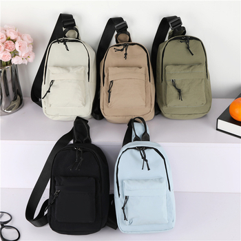 Haonna Παιδική Τσάντα Χιαστί – Νάιλον, Εσωτερική Επένδυση Πολυεστέρα, Μονόχρωμο Σχέδιο, Unisex, Κατάλληλη για Νηπιαγωγείο, Καλοκαίρι 2025 Κυκλοφορία