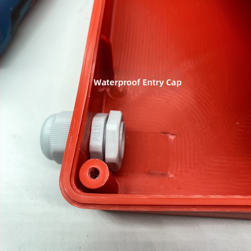 Prenosná rozvodná skrinka pre stavebný priestor, 8 obvodov, mobilná, IP22, ABS kryt, 10 A