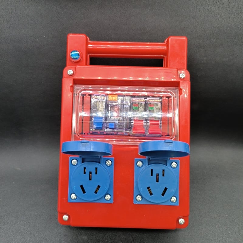 Портативна разпределителна кутия за строителни обекти, 8 канала, мобилна, IP22, ABS корпус, 10 A