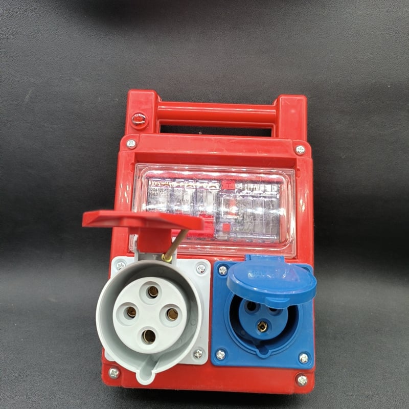 Портативна разпределителна кутия за строителни обекти, 8 канала, мобилна, IP22, ABS корпус, 10 A