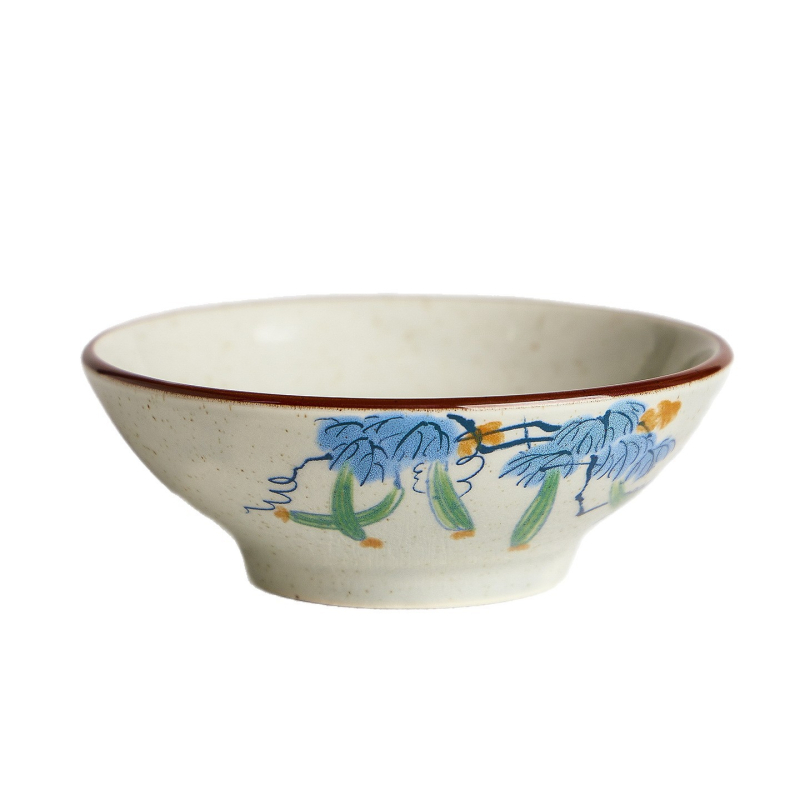 Porcelanske zdjele s podglazurnom bojom – retro kineskog stila, set zdjela za rižu, tjesteninu, juhu i desert za kućnu upotrebu