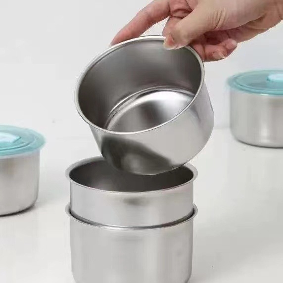 Vas pentru ouă la abur din oțel inoxidabil cu capac – rotund, rezistent la temperaturi înalte, personalizabil cu logo