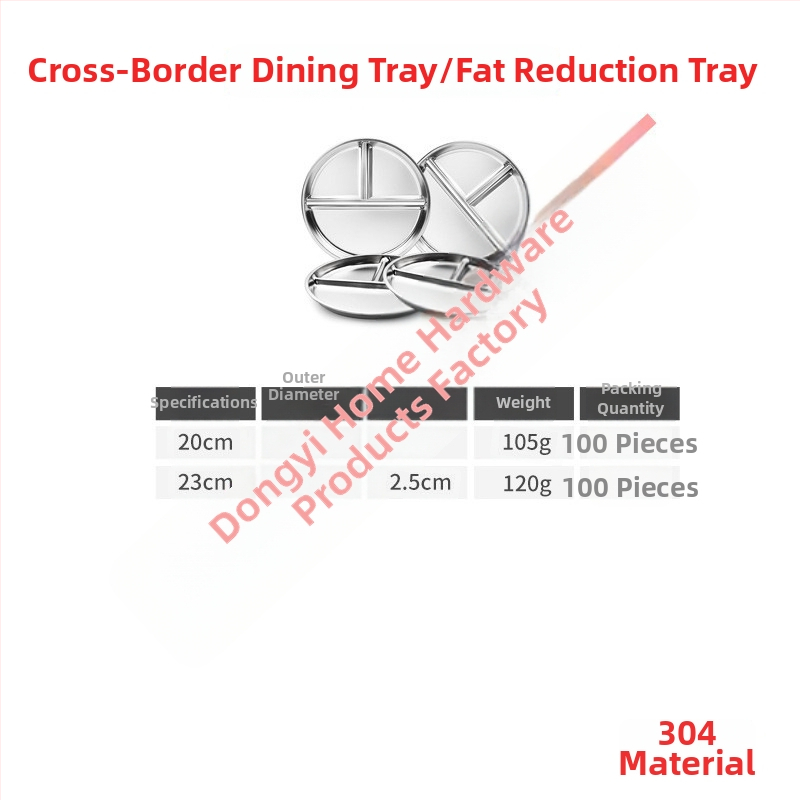 DANEIGI Nerūdijančio plieno trijų skyrių pietų lėkštė, neslidžia, maisto kokybės, vaikams nuo 3 mėnesių