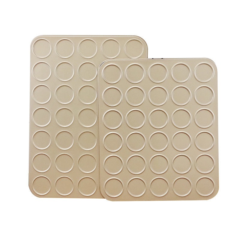 Комплект форми за макарони и бисквитки, 30 части, незалепваща тава за печене