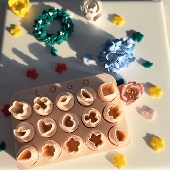 Молд за обици за DIY бижута - 0,2 мм мини разрез, мек керамичен материал, геометричен дизайн