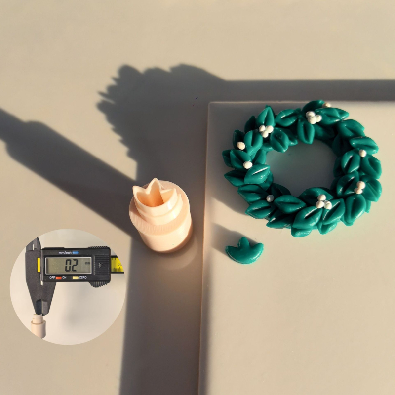 Молд за обици за DIY бижута - 0,2 мм мини разрез, мек керамичен материал, геометричен дизайн