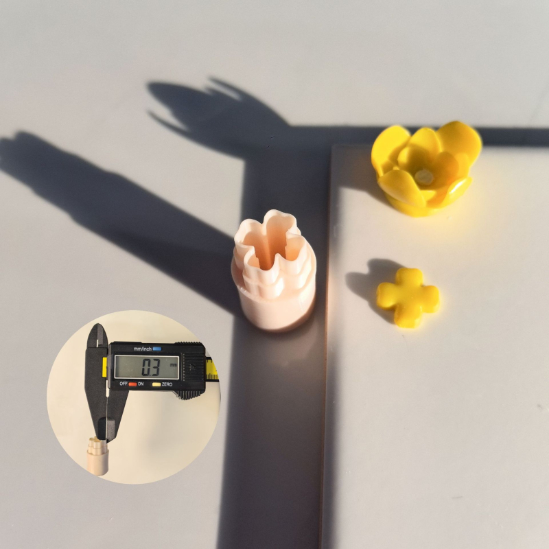 Молд за обици за DIY бижута - 0,2 мм мини разрез, мек керамичен материал, геометричен дизайн