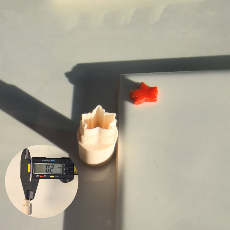 Молд за обици за DIY бижута - 0,2 мм мини разрез, мек керамичен материал, геометричен дизайн