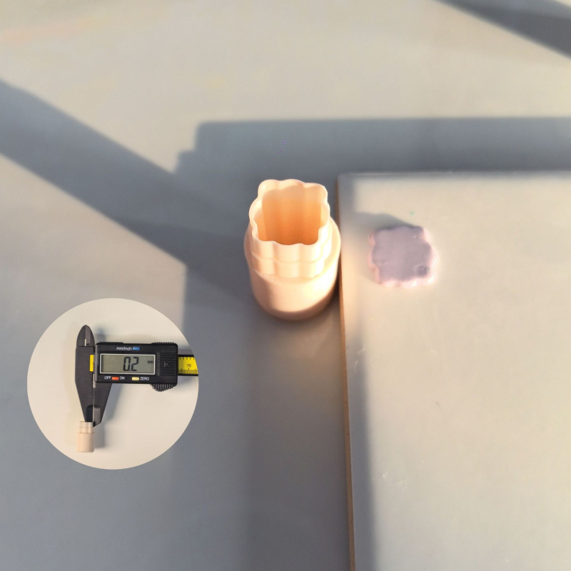 Молд за обици за DIY бижута - 0,2 мм мини разрез, мек керамичен материал, геометричен дизайн