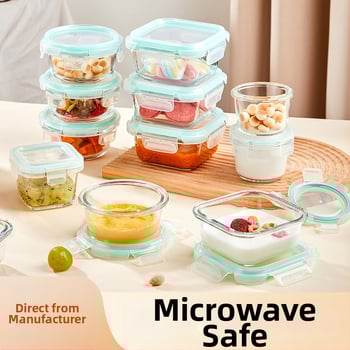 Stiklinis kūdikio maisto dubenėlis su atskyrimo skyriais — Hongzhu, nuo 6 mėnesių, produkto kodas WSDLZSMDWWD