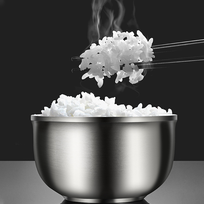 Bol pentru copii din oțel inoxidabil, rotund, compatibil cu microundele, introdus în 2017