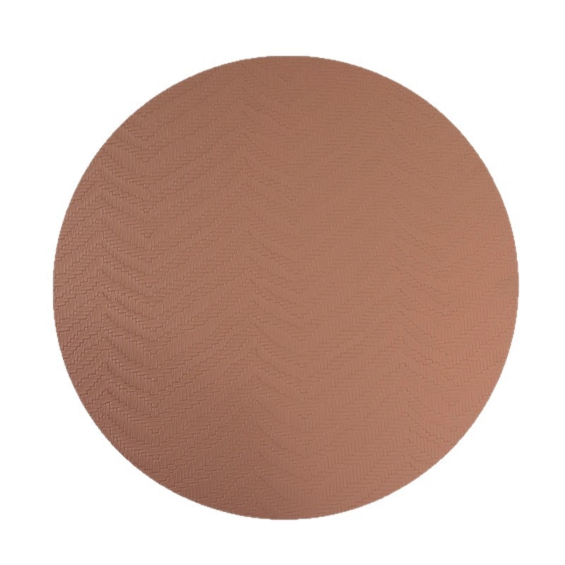 Okrugli podmetač od PVC-a, moderni minimalistički stil, otporan na toplinu, vodootporan