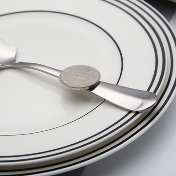 Бебешка лъжичка от неръждаема стомана за плодово пюре – May Rain, прост стил, за деца над 24 месеца