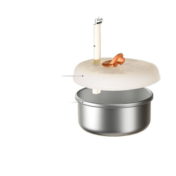 Cutie de prânz izolată pentru bebeluși Little Elephant – oțel inoxidabil, stil minimalist, potrivită pentru copii peste 3 luni