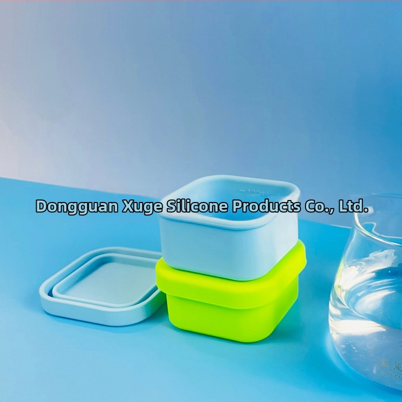 Keturkampė silikono vaikų papildomosios maisto dėžutė, National Boutique, vaikams nuo 3 mėnesių, paprastas stilius