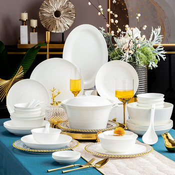 Керамичен сервиз за хранене, ръчно изработен, с възможност за персонализация, модерен минималистичен стил