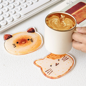 Mo mo Akril pohár alátét – Bread Story sorozat, különleges formájú alátét (Anyag: Akril; Márka: Mo mo; Sorozat: Bread Story; Bevezetés: 2025-07-21)