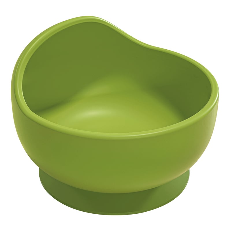 JHF σιλικόνιου μπολ εκπαίδευσης φαγητού για μωρά με ενσωματωμένη βεντούζα, αντι-καψίματα, σετ 2 τεμαχίων