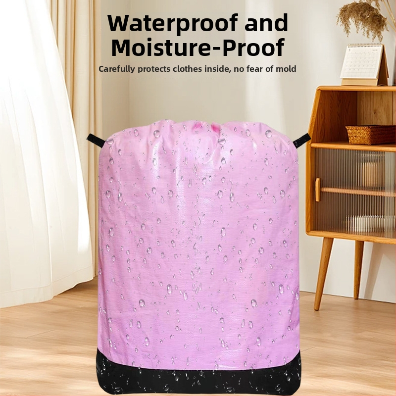 Prenosná skladovacia taška s malým uchom na šnúrku, vodeodolná PE zosilnená taška, odolná voči opotrebeniu pre expresný transfer (PP+PE film, kompozitná tkaná taška, nosnosť 1-50)