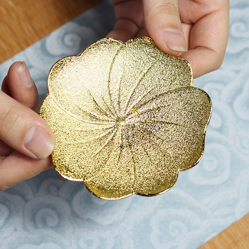 Suport pentru cești – Lux ușor, Cireș japoneză înflorită, aliaj, logo imprimat, ambalaj OPP