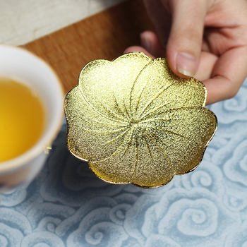 Suport pentru cești – Lux ușor, Cireș japoneză înflorită, aliaj, logo imprimat, ambalaj OPP