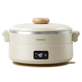 OIDIRE bol wireless cu temperatură constantă pentru sugari și copii, din oțel inoxidabil, bol izolat de încălzire, reîncărcabil