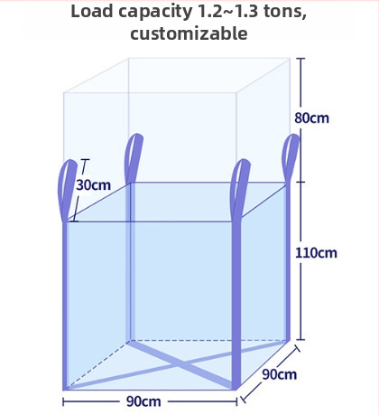 Kontajnerová taška / tonová taška, PP materiál, hrúbka 160, nosnosť 1000-1300 kg, tlač loga, Senpu značka