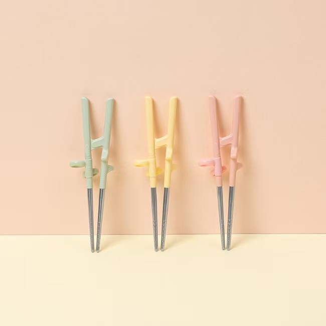 EDISON двуетапни палочки за учене от ABS/неръждаема стомана – за деца, дясна ръка