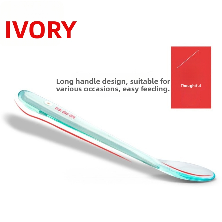 Aideli силиконова лъжица за бебета, изцяло силиконова, обучителна и мека, прост стил, подходяща за деца над 3 месеца