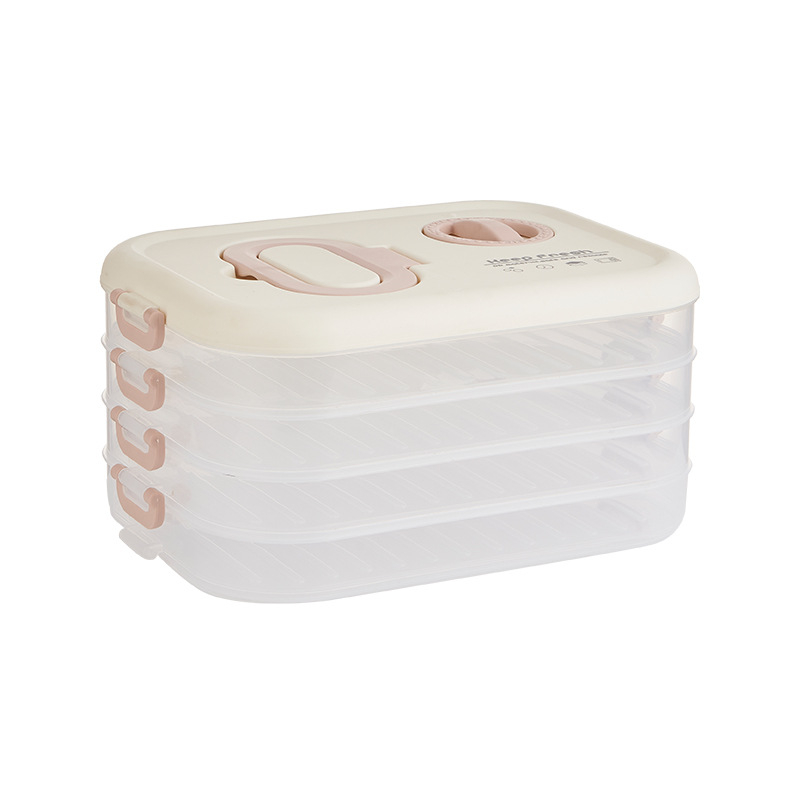 Cutie pentru găluște, depozitare multistrat, plastic alimentar, păstrează prospețimea, etanșă pentru frigider