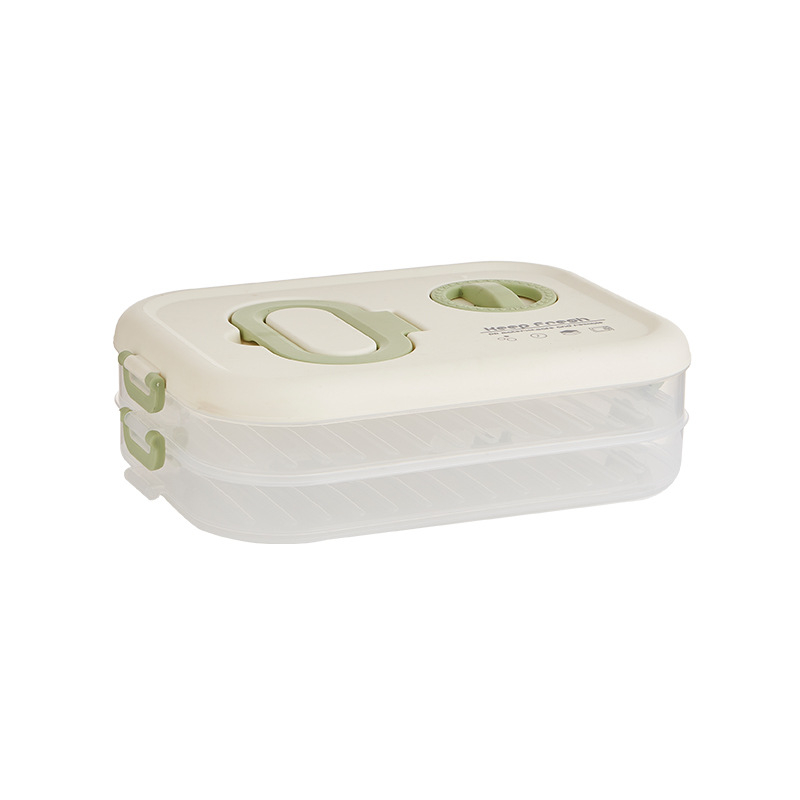 Cutie pentru găluște, depozitare multistrat, plastic alimentar, păstrează prospețimea, etanșă pentru frigider