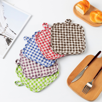 Kuhinjska podložnica Nordic stil, debela, višestruka uporaba, izolacija topline i zaštita od opeklina (Materijal: Poliester; Vzor: Jednobojan; Oblik: Kvadrat; Upotreba: Kuhinja/Jedilnica; Funkcija: Toplinska izolacija i zaštita od opeklina)