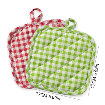 Kuhinjska podložnica Nordic stil, debela, višestruka uporaba, izolacija topline i zaštita od opeklina (Materijal: Poliester; Vzor: Jednobojan; Oblik: Kvadrat; Upotreba: Kuhinja/Jedilnica; Funkcija: Toplinska izolacija i zaštita od opeklina)
