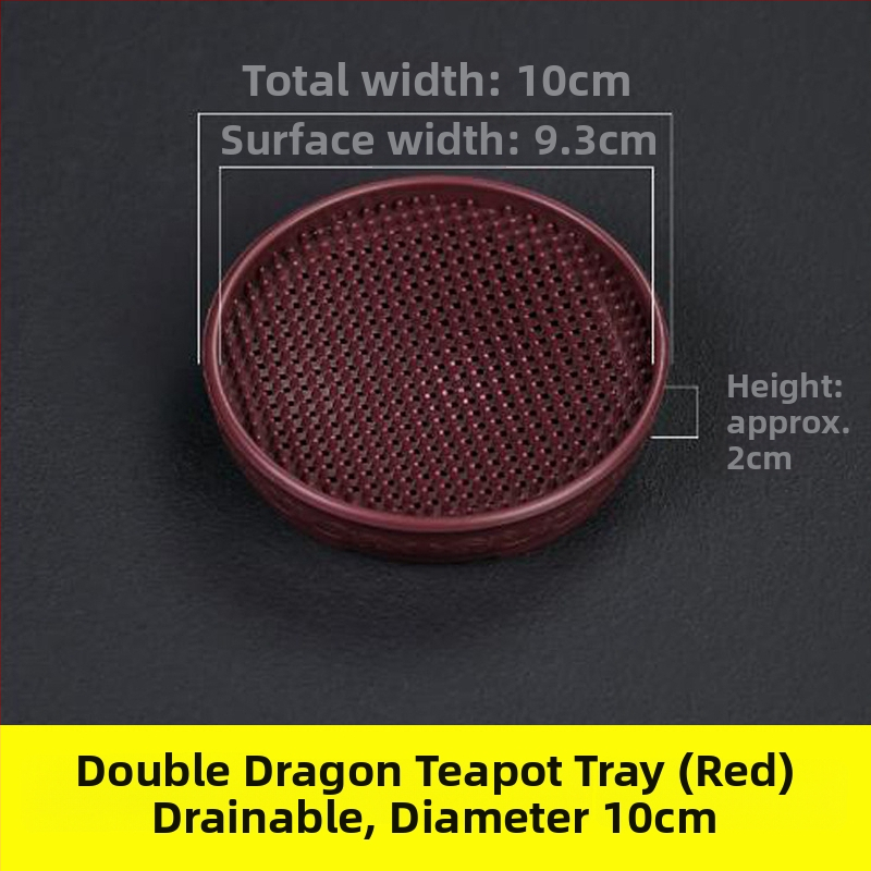 Držiak na čajník a podšálka – protišmykový, tepelne izolačná podložka, tácka na čaj, nový čínske štýl, plast
