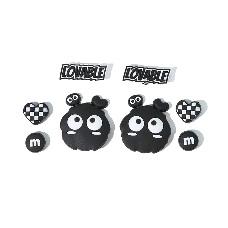 Αποσπώμενο διακοσμητικό εξάρτημα για παπούτσια τύπου Crocs – σχέδιο με λουλούδι και ζευγάρι καρτούν, Curry Beggar, κατάλληλο για casual παπούτσια και παντόφλες, όλες οι εποχές