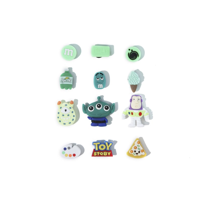 Αποσπώμενο διακοσμητικό εξάρτημα για παπούτσια τύπου Crocs – σχέδιο με λουλούδι και ζευγάρι καρτούν, Curry Beggar, κατάλληλο για casual παπούτσια και παντόφλες, όλες οι εποχές