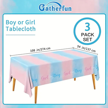 Τραπεζομάντηλο μίας χρήσης από PE, αδιάβροχο, ορθογώνιο, με gradient σχέδιο, κατάλληλο ως φόντο