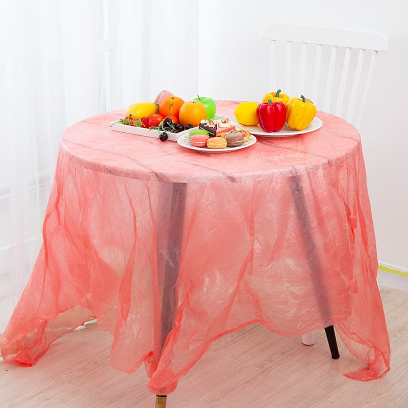 Soumei πλαστικό τετράγωνο τραπεζομάντηλο μίας χρήσης, βιοδιασπώμενο