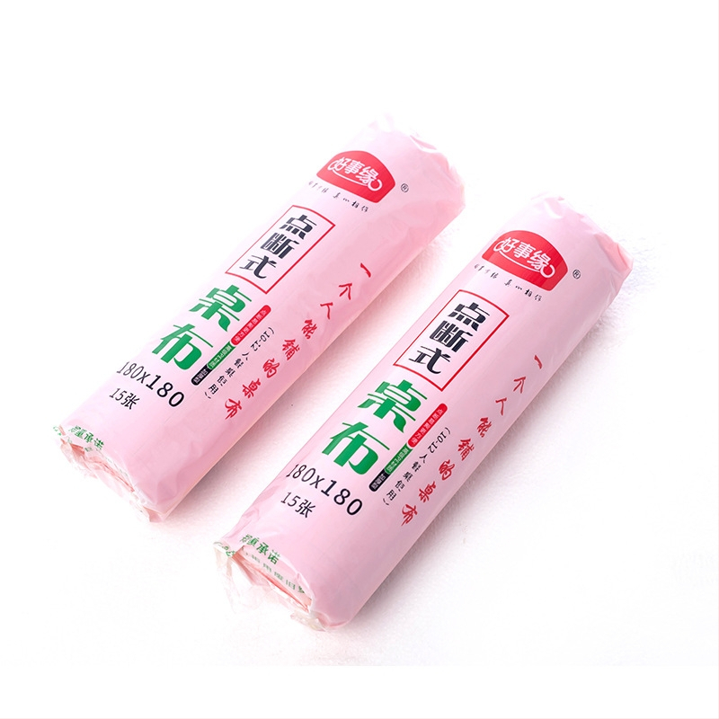 Πλαστικό τραπεζομάντηλο μίας χρήσης σε ρολό, στρογγυλό, ανθεκτικό σε λάδι και λεκέδες, δυνατότητα εκτύπωσης λογότυπου