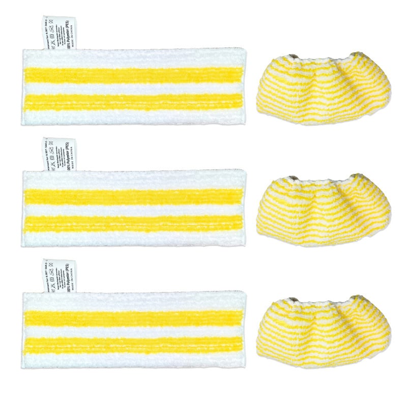 Комплект за парогенератор за почистване: малка кръгла четка и медна четка, съвместим с Karcher SC1/SC3/SC5, за домашна употреба, 101–150 м²