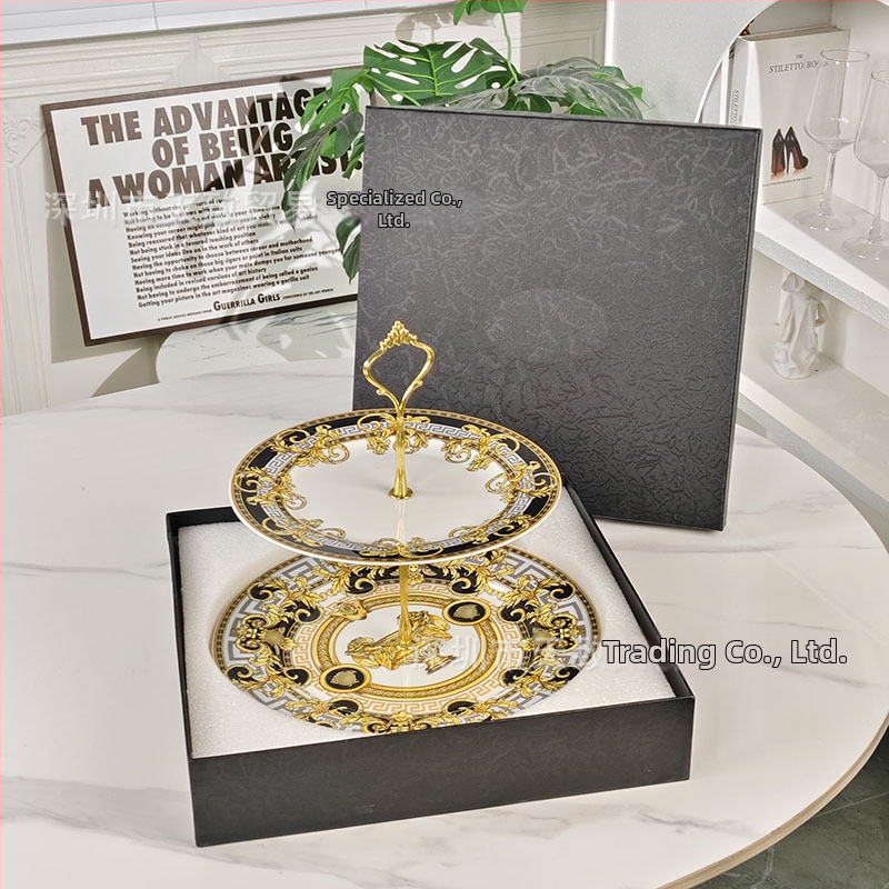 Sada riadu z kostného porcelánu, európsky štýl, ľahký luxusný retro, ručne vyrobené, možnosť prispôsobenia