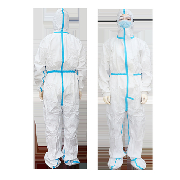 Jednokratno zaštitno odijelo s kapuljom, neizšivena tkanina, jedinstveni kombinezon, zaštita od praha