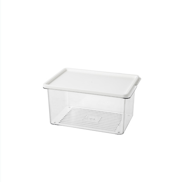 Cutie transparentă din PET, etanșă, pentru frigider și congelator