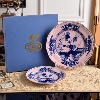 Porcelán étkészlet – reggeliző és délutáni tea használathoz, dupla tányérral, könnyű luxus retro stílus, általános használat